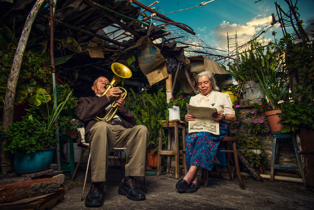 Old couple, in Mexico