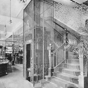 One of the oldest Stannah lifts (picture from 1925).