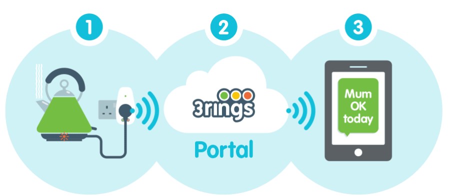 Home Monitoring Systems. Example from 3 Rings