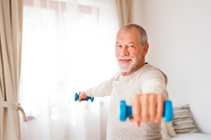 Fitness guides for seniors to exercise at home