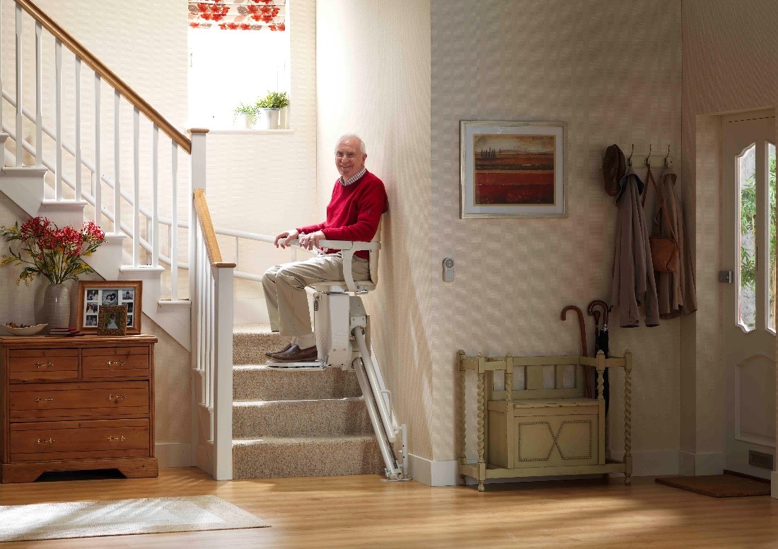 A Stannah Stairlift helps prevent falls